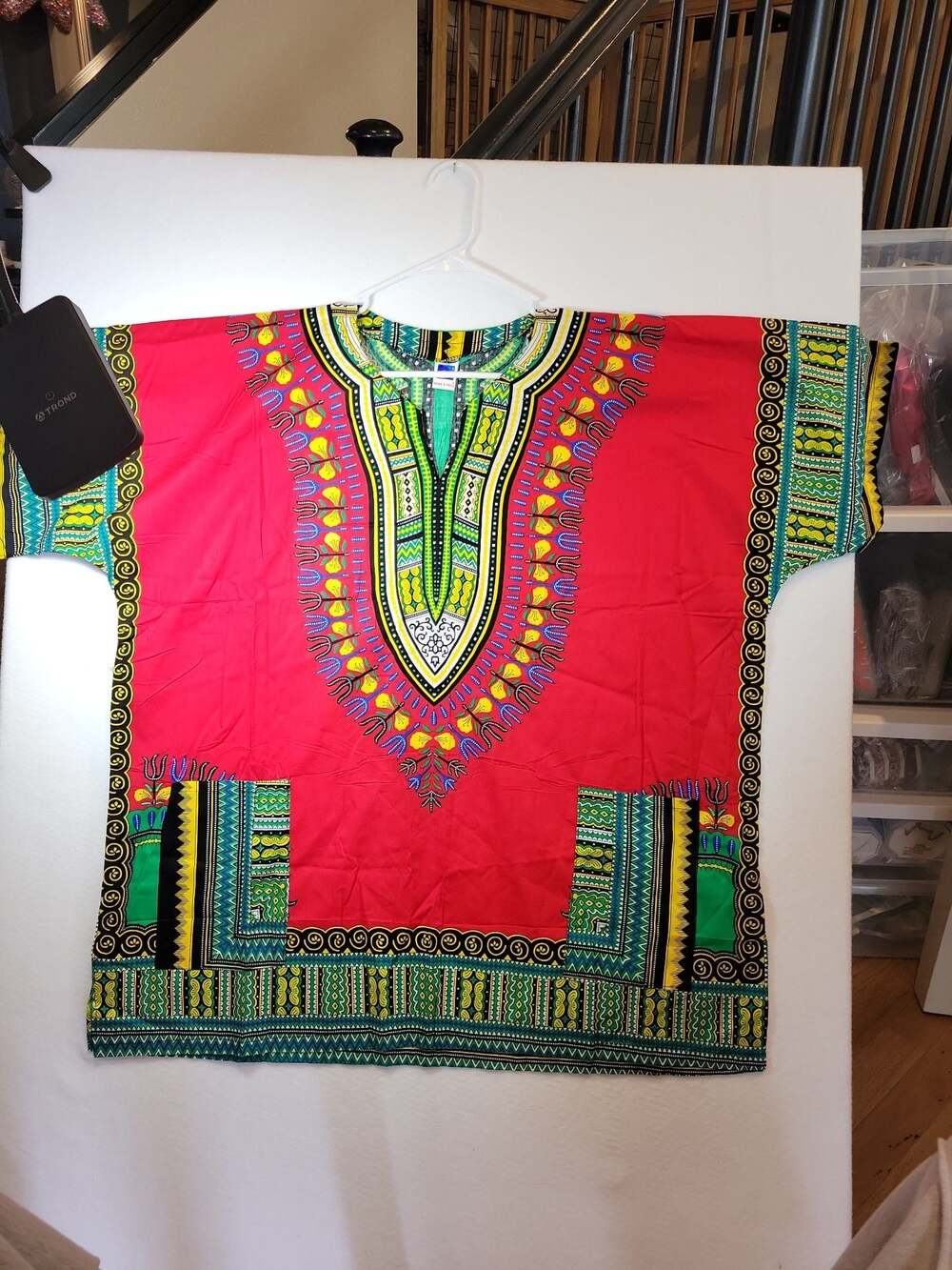 Mama & Papa African Print Dashiki Tribal Tunic Shirt